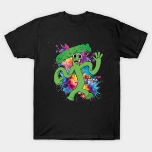 Green Rainbow Friends T-Shirt